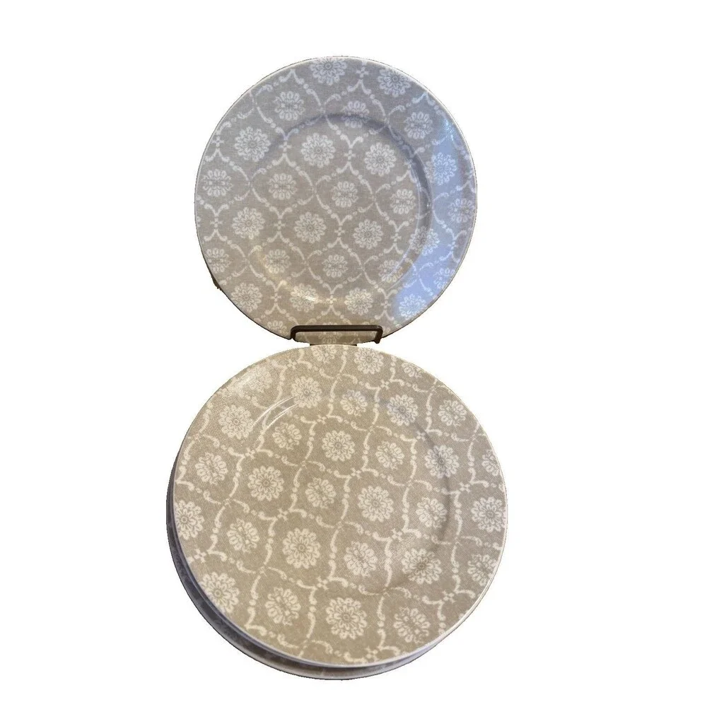 Set of 4 West Elm Salad Plate Set 8